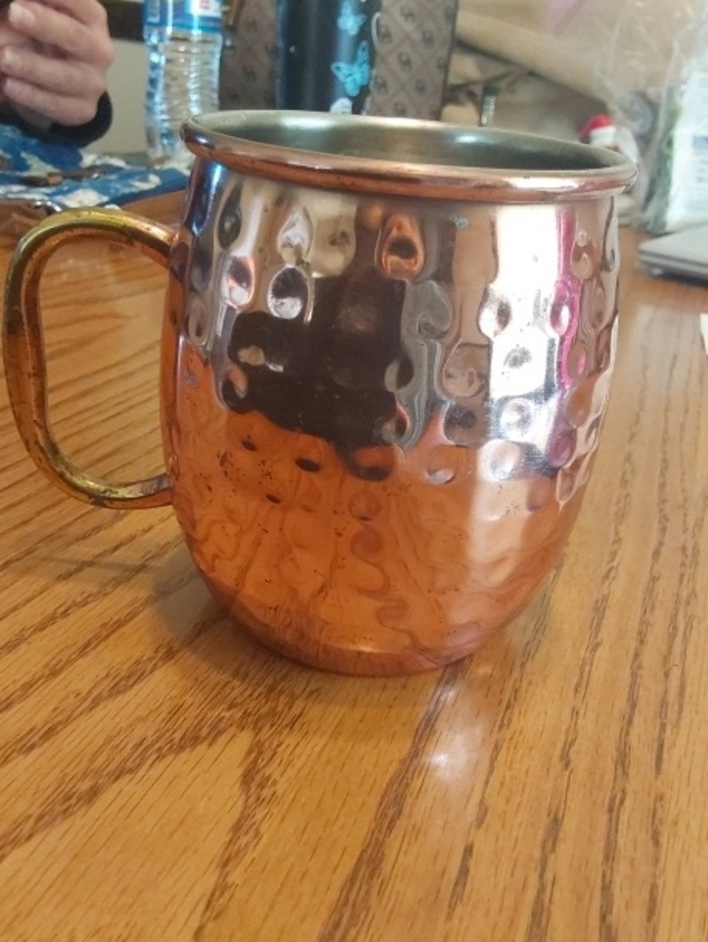 Godinger Hammered Copper-Tone Moscow Mule Mug
